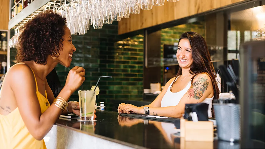 Guest enjoying lifestyle accommodations at Uptown Tucson